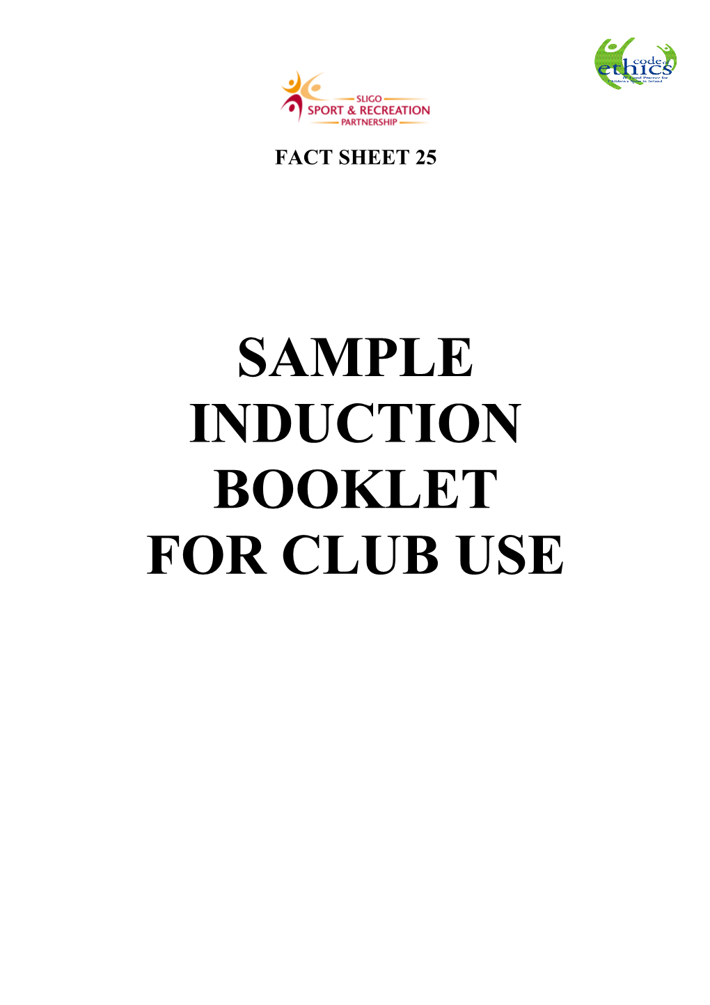 Induction Booklet