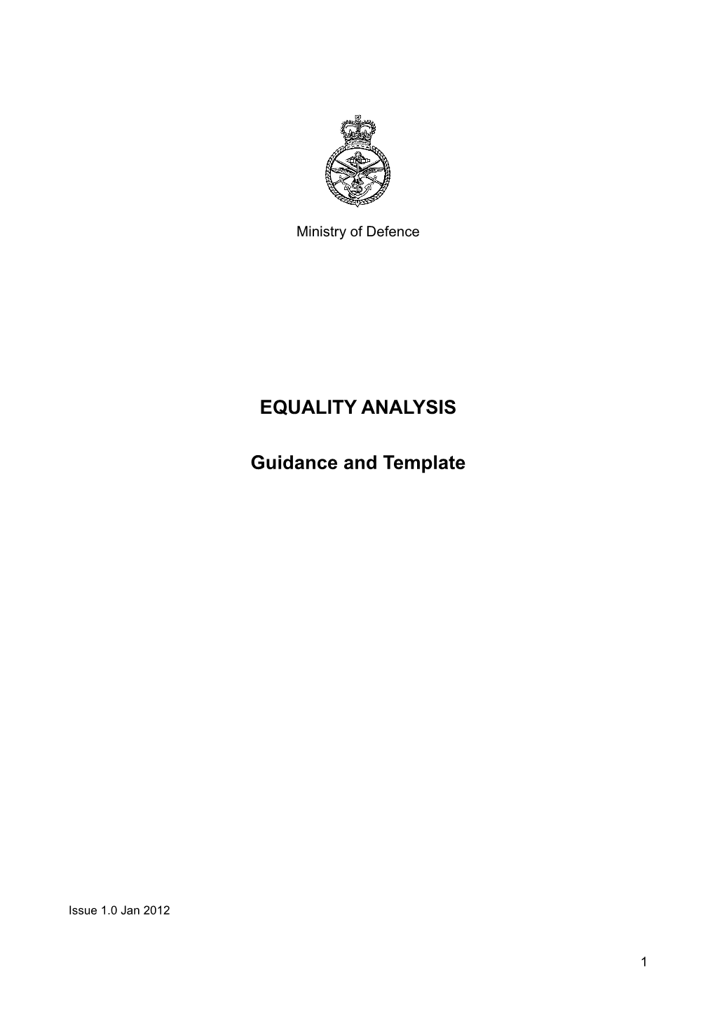 Equality Analysis