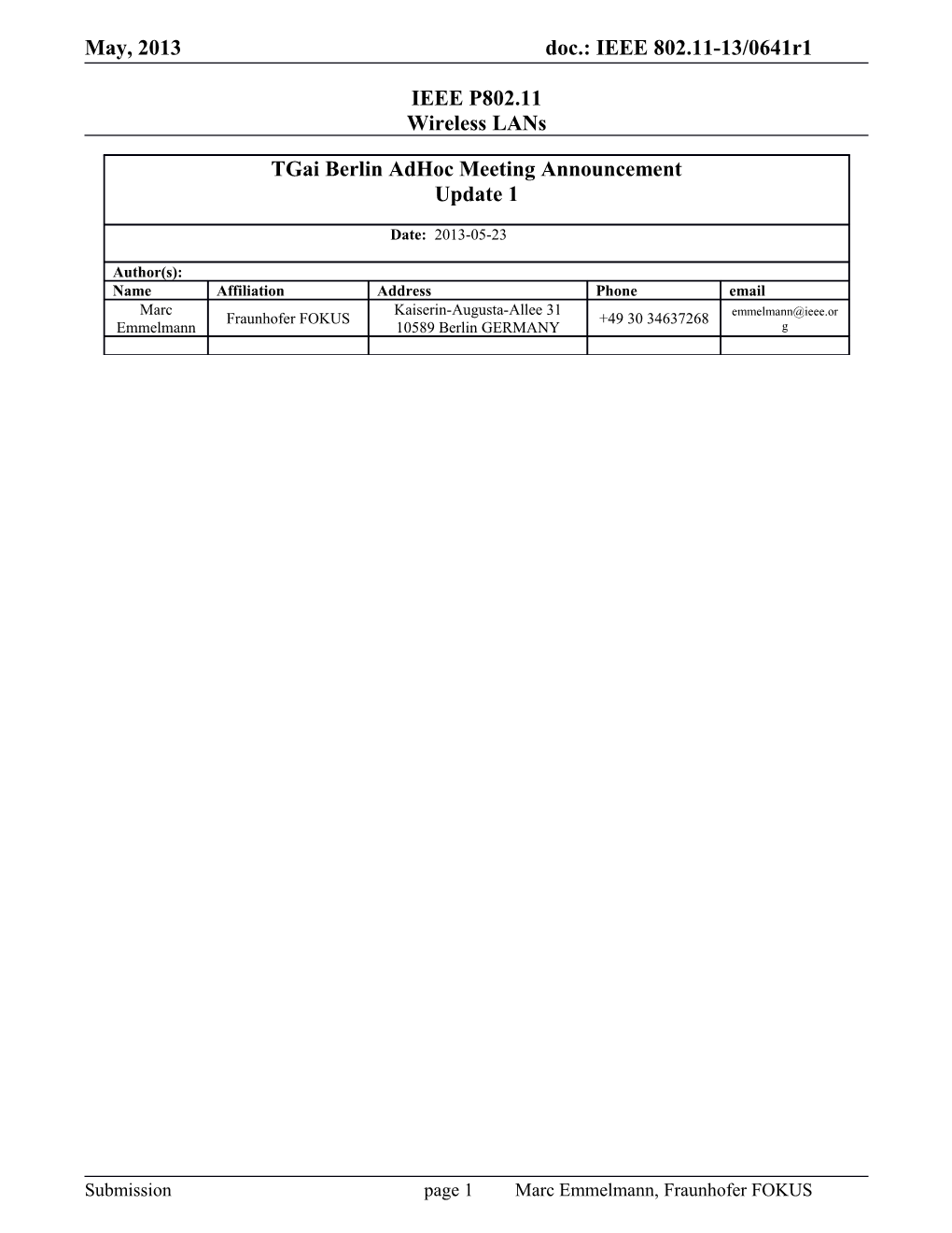 IEEE P802.11 Wireless Lans s63