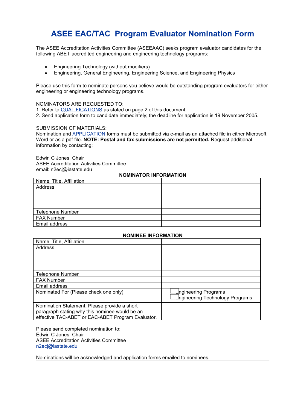EAC Nomination Form
