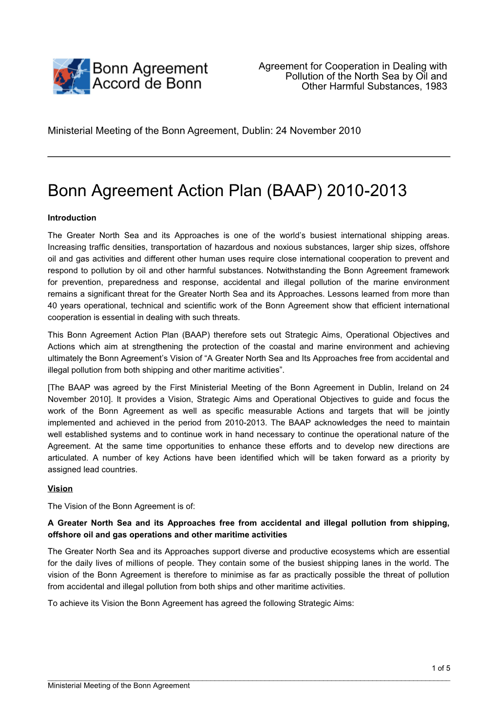 Ospar Meeting Document