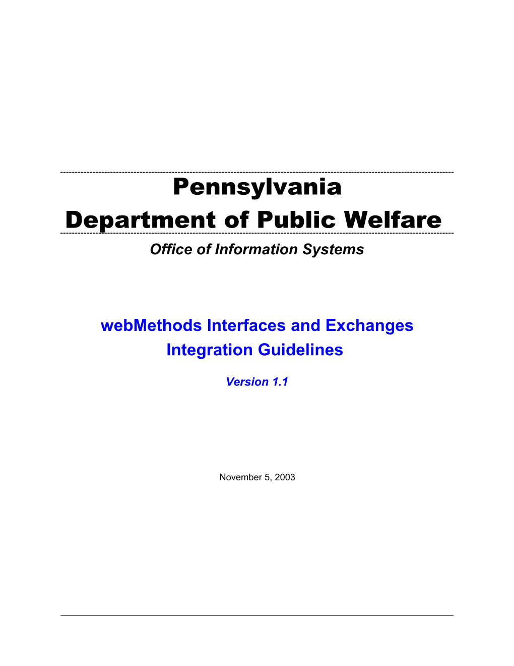 Webmethods Interfaces And Exchanges Integration Guidelines