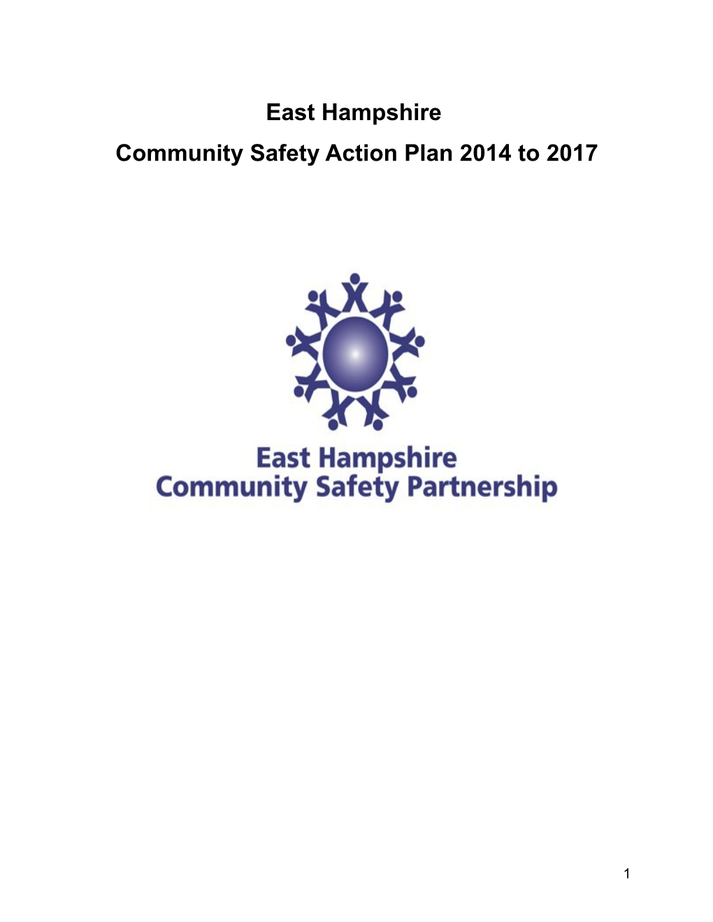 Community Safety Action Plan 2014 to 2017