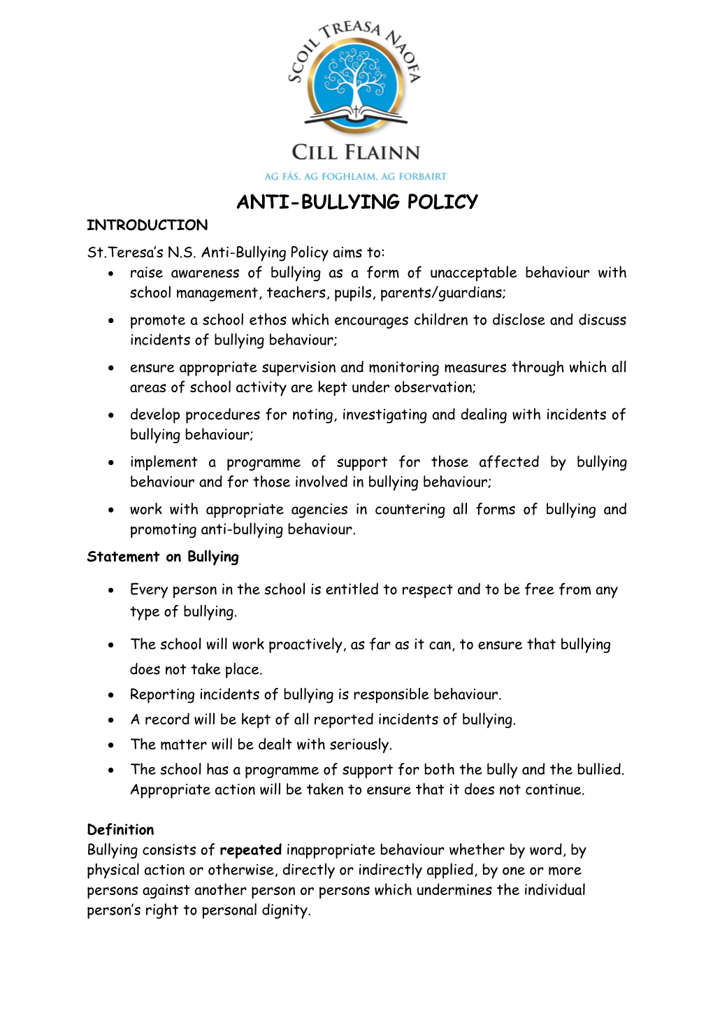 Anti-Bullying Policy s7
