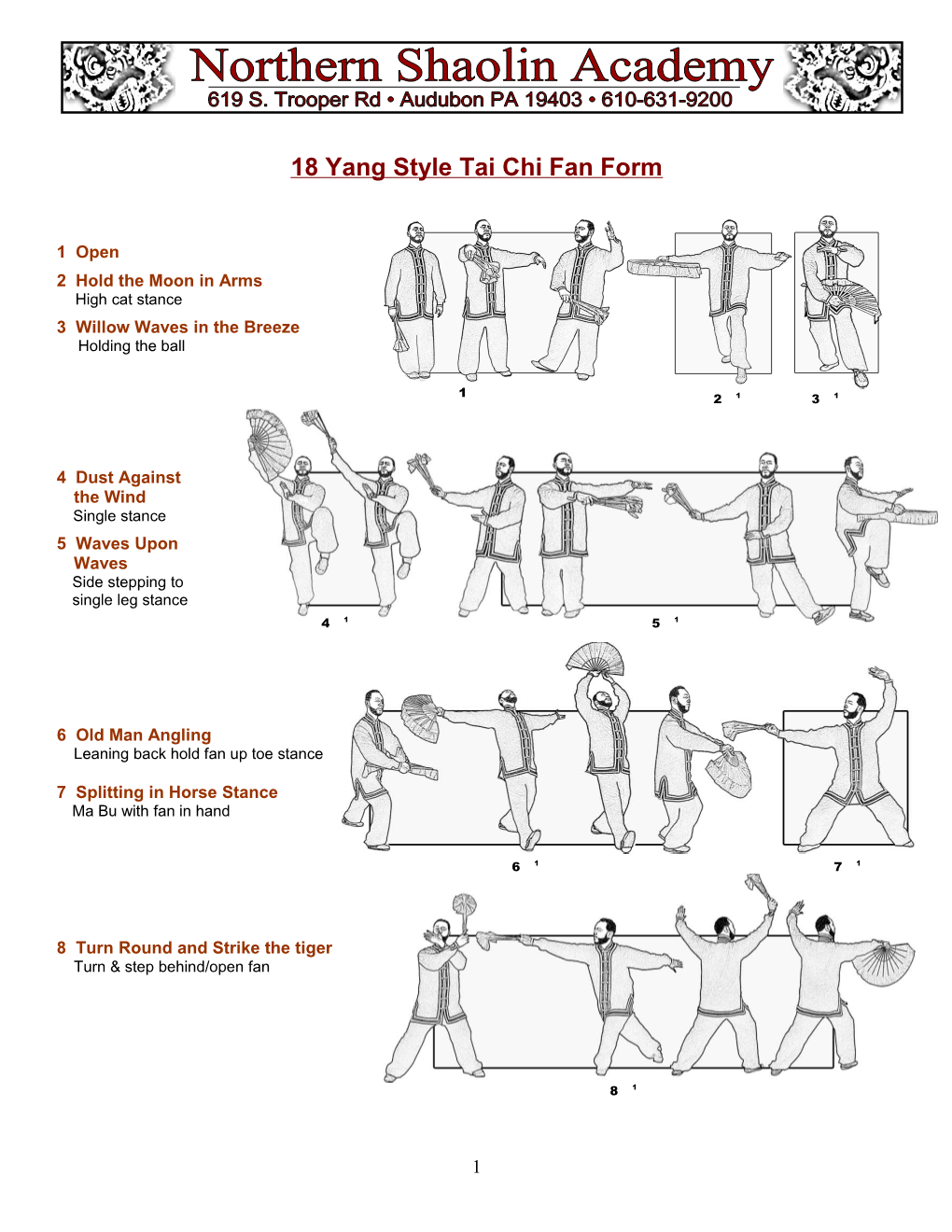 18 Yang Style Tai Chi Fan Form