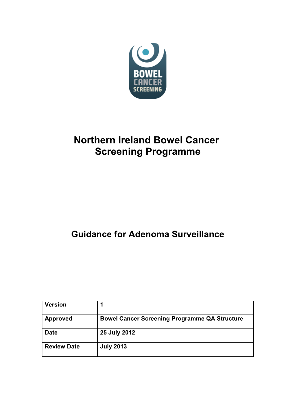 Northern Ireland Bowel Cancer