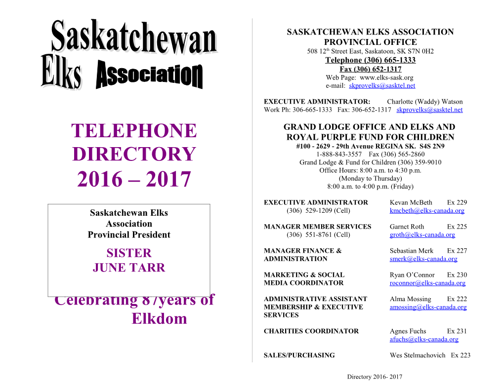 Saskatchewan Elks Association