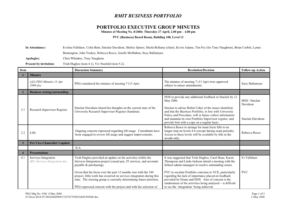 Portfolio Executive Group Minutes s1