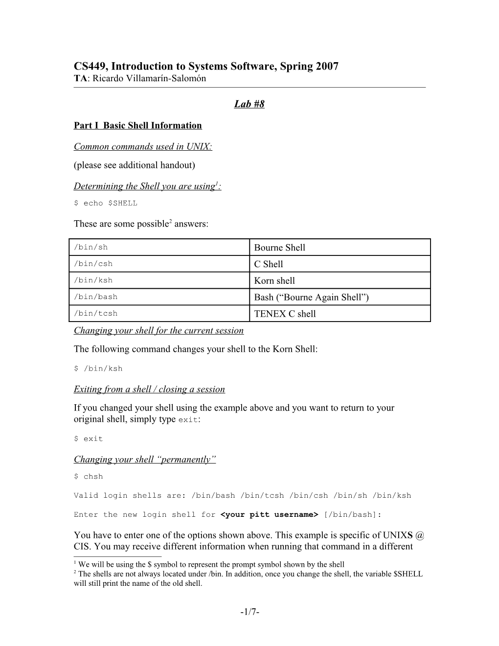 CS449 - Introduction To Systems Software