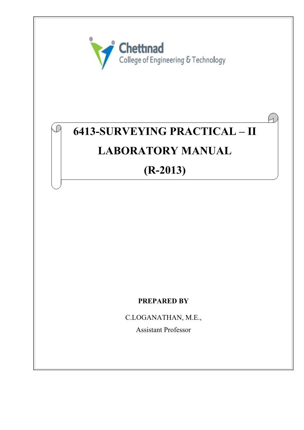 Ce 6413 Suvey Practical Ii Lptc 0 0 4 2