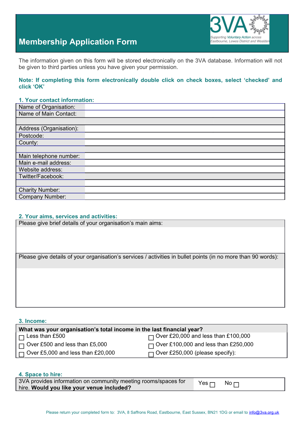 Annual Membership Refresh