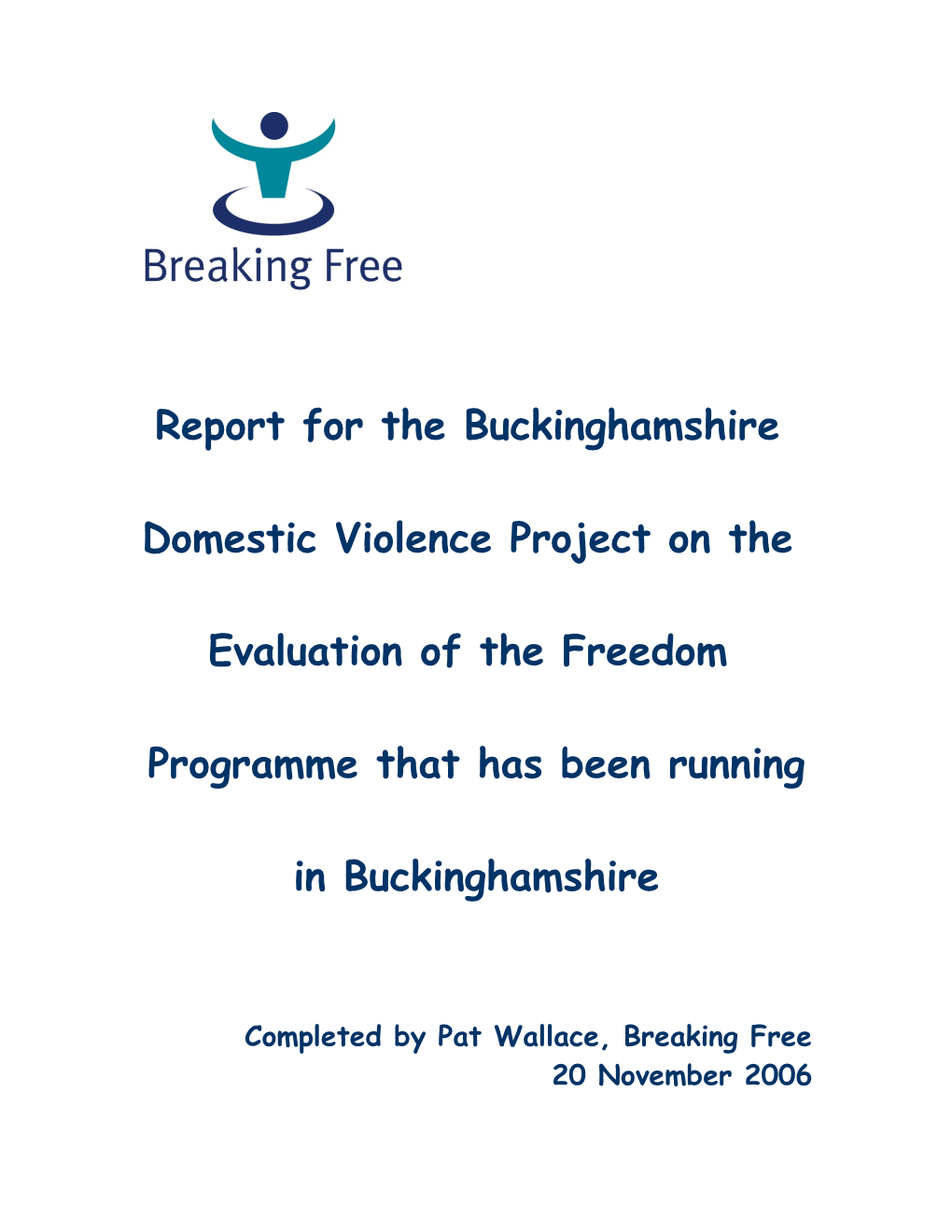 Report for the Buckinghamshire