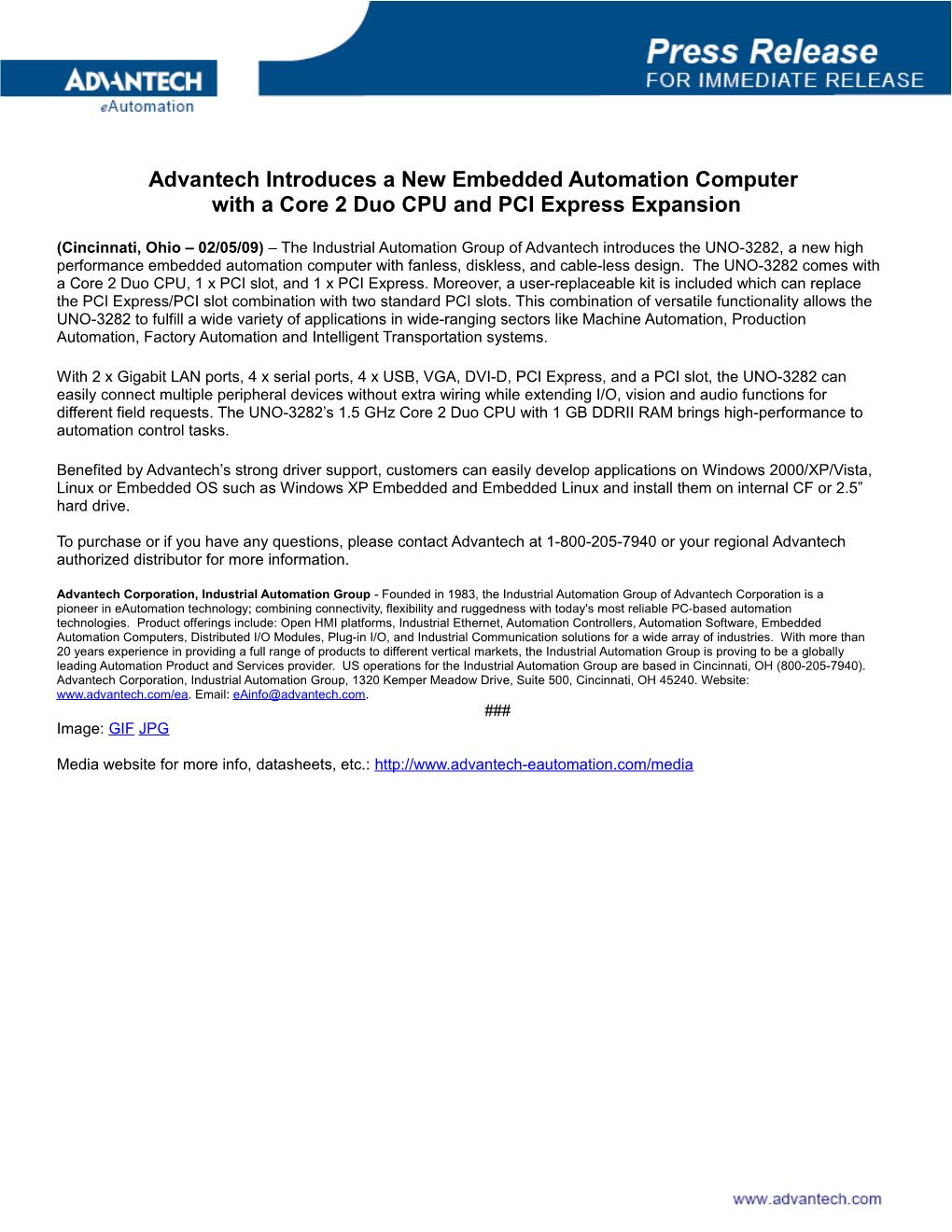 Advantech Industrial Automation Group s2
