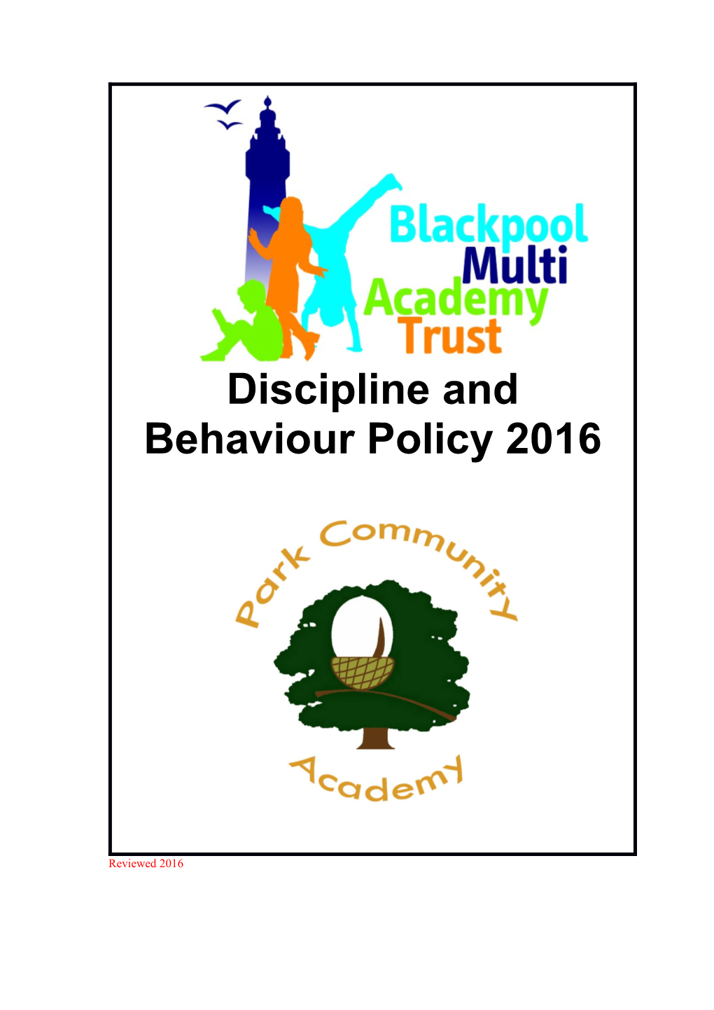Park School Discipline and Behaviour Policy