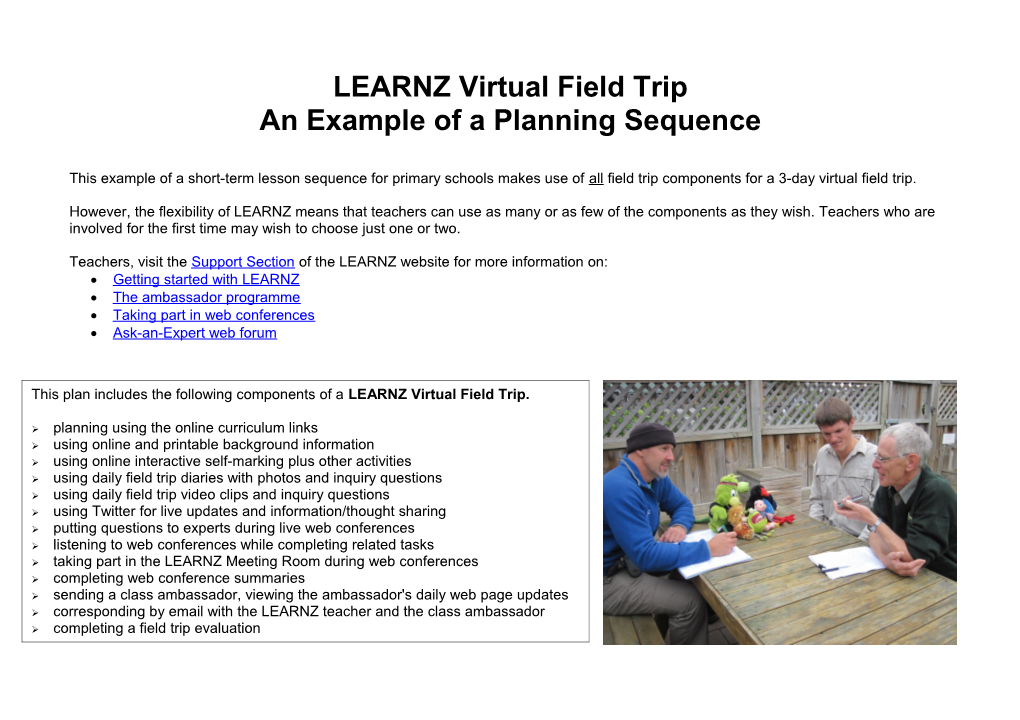 LEARNZ Virtual Field Trip
