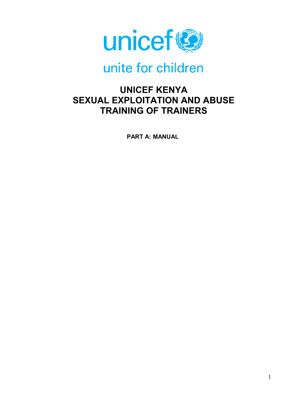 Sexual Exploitation and Abuse