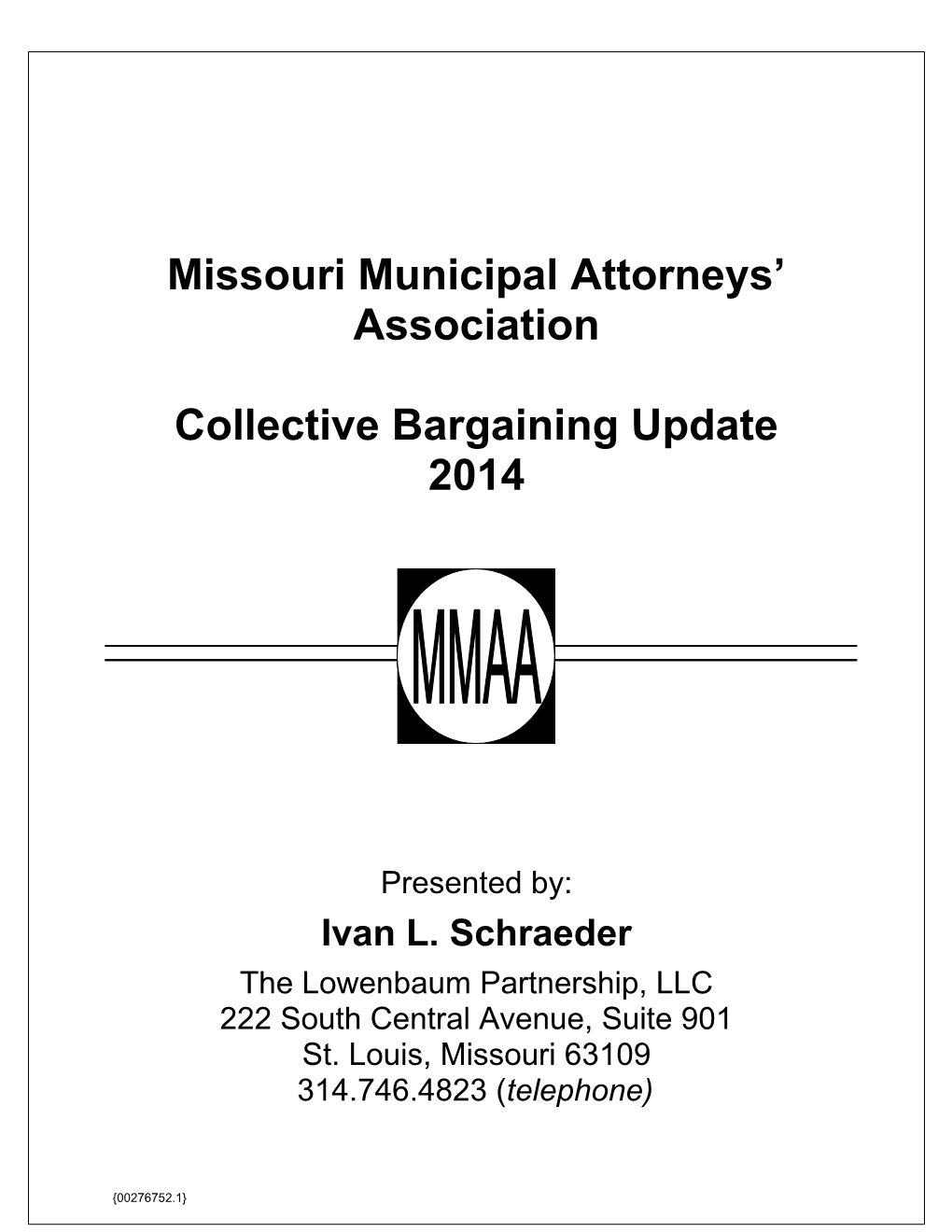 Missouri Municipal Attorneys Association