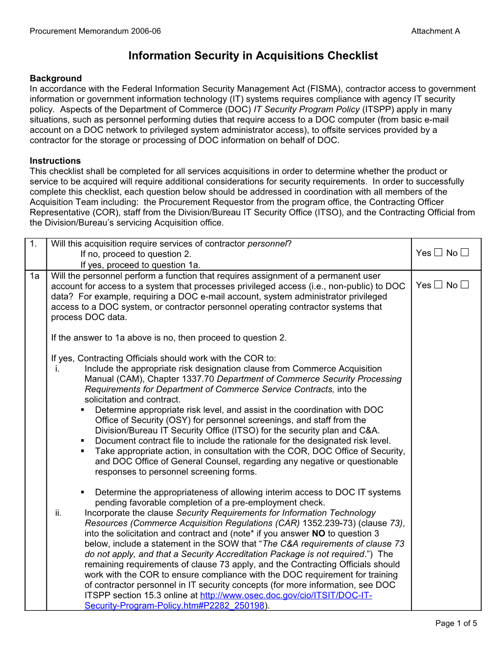 NOAA Section 508 Standards Checklist And