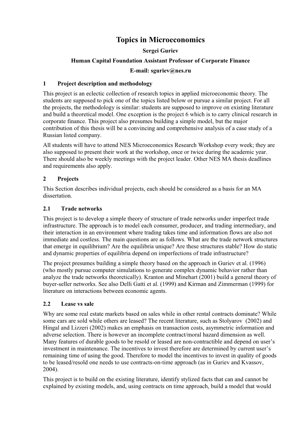 Institutional Constraints and the Growth of Small Business in Russia