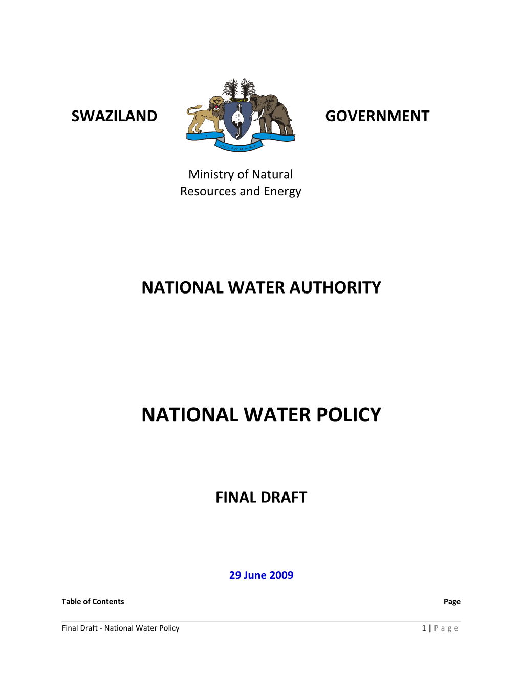 National Water Authority