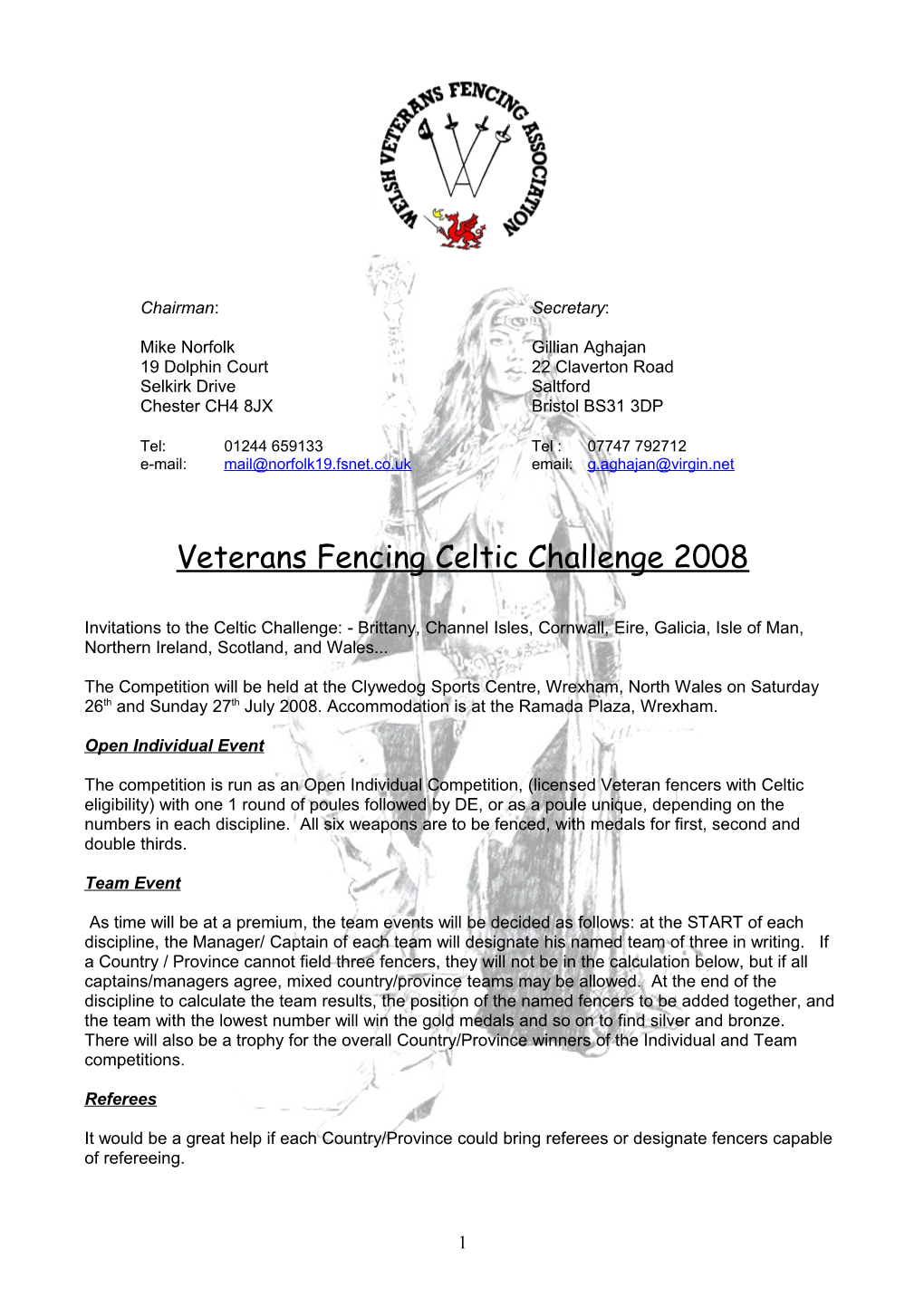 Veterans Celtic Challenge 2008