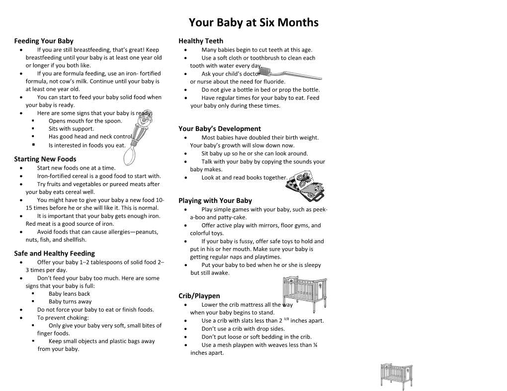 Your Baby at Six Months s1