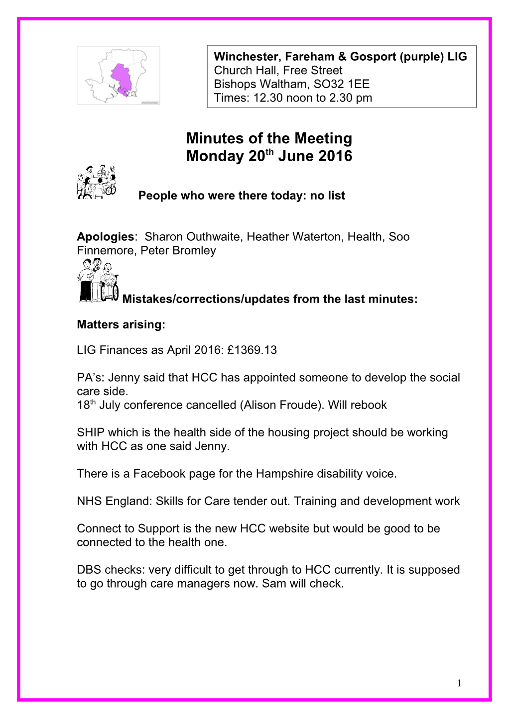 Minutes of the Meeting s18