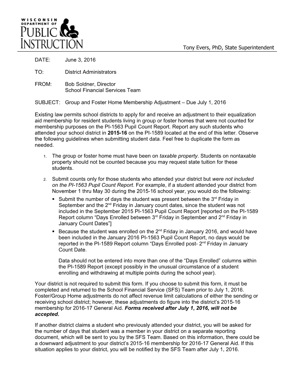 PI-1589 Group and Foster Home FTE Log