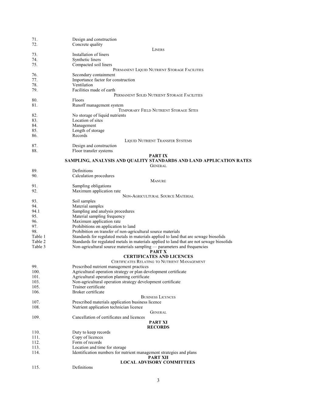 Nutrient Management Act, 2002 - O. Reg. 267/03 s3