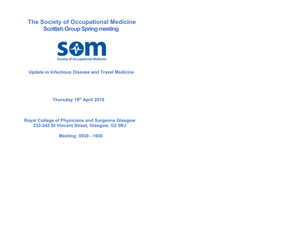 The Society of Occupational Medicine