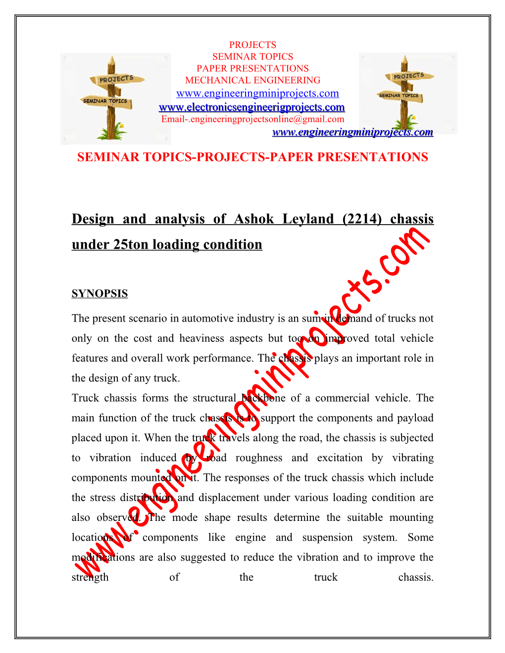 Seminar Topics-Projects-Paper Presentations s1