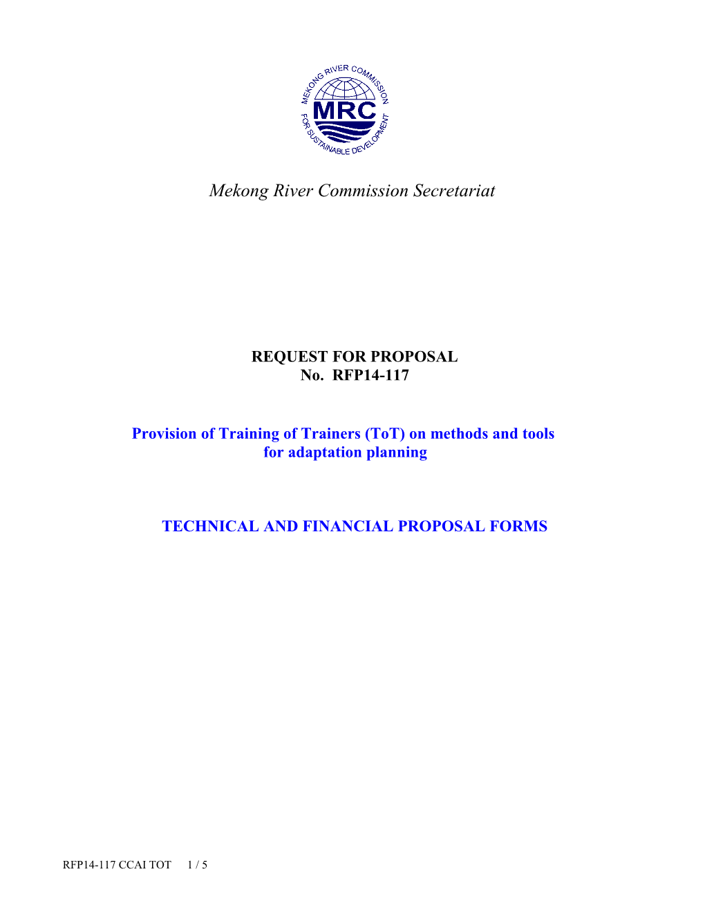 Provision of Training of Trainers (Tot) on Methods and Tools