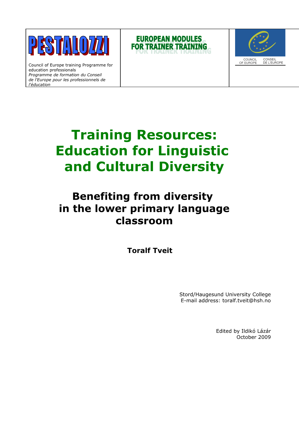 Training Resources s1