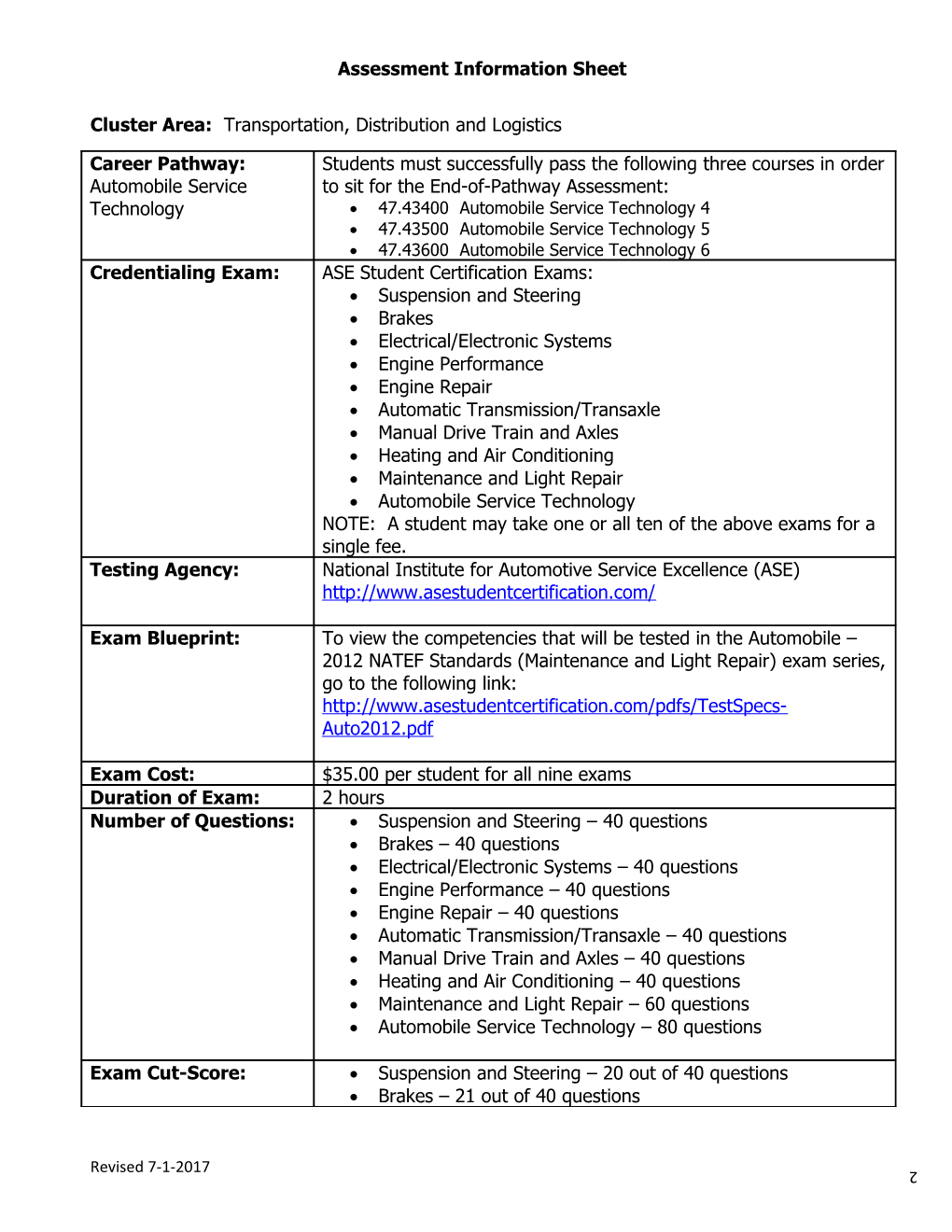 Cluster Area: Transportation, Distribution and Logistics s1