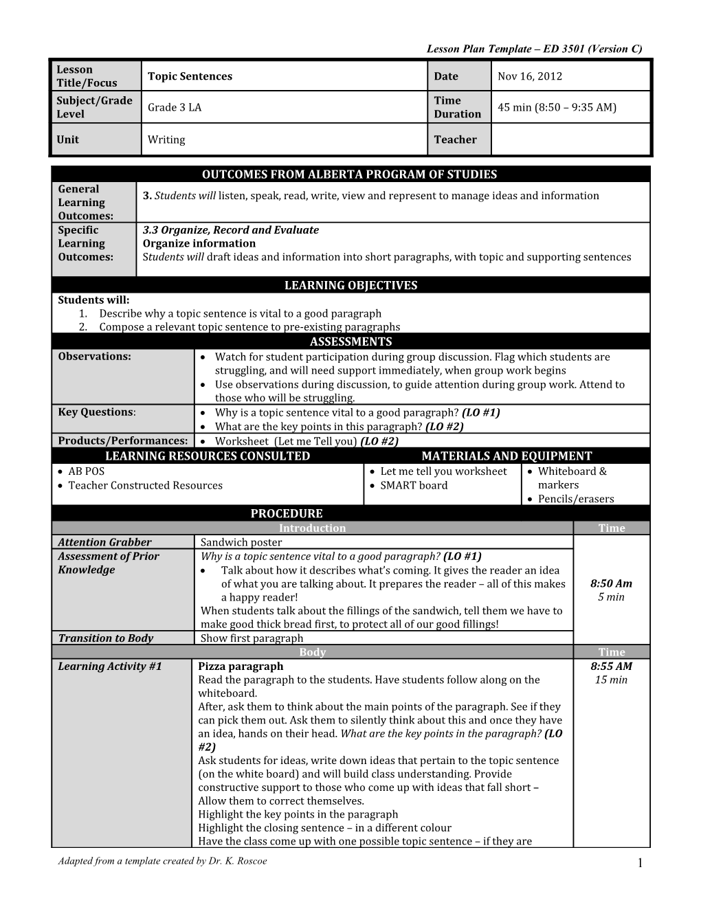 Ubd Lesson Planning Guide (PSI)