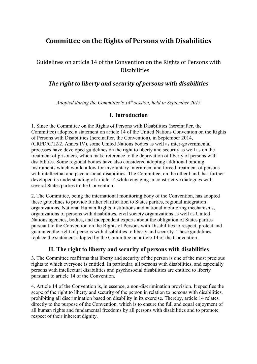 Committee on the Rights of Persons with Disabilities s1