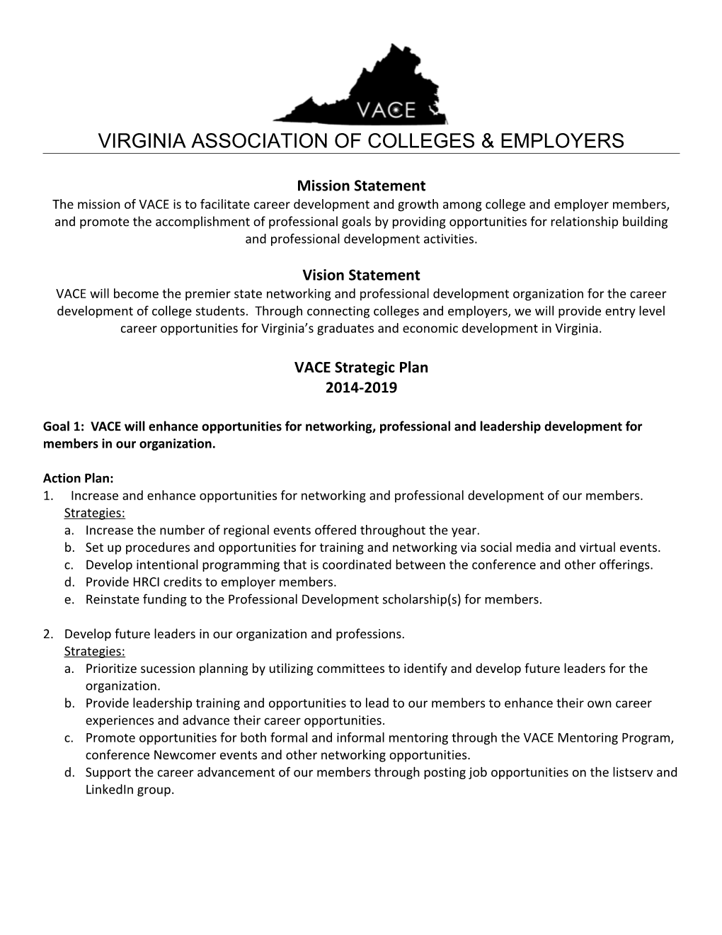 Virginia Association of Colleges & Employers