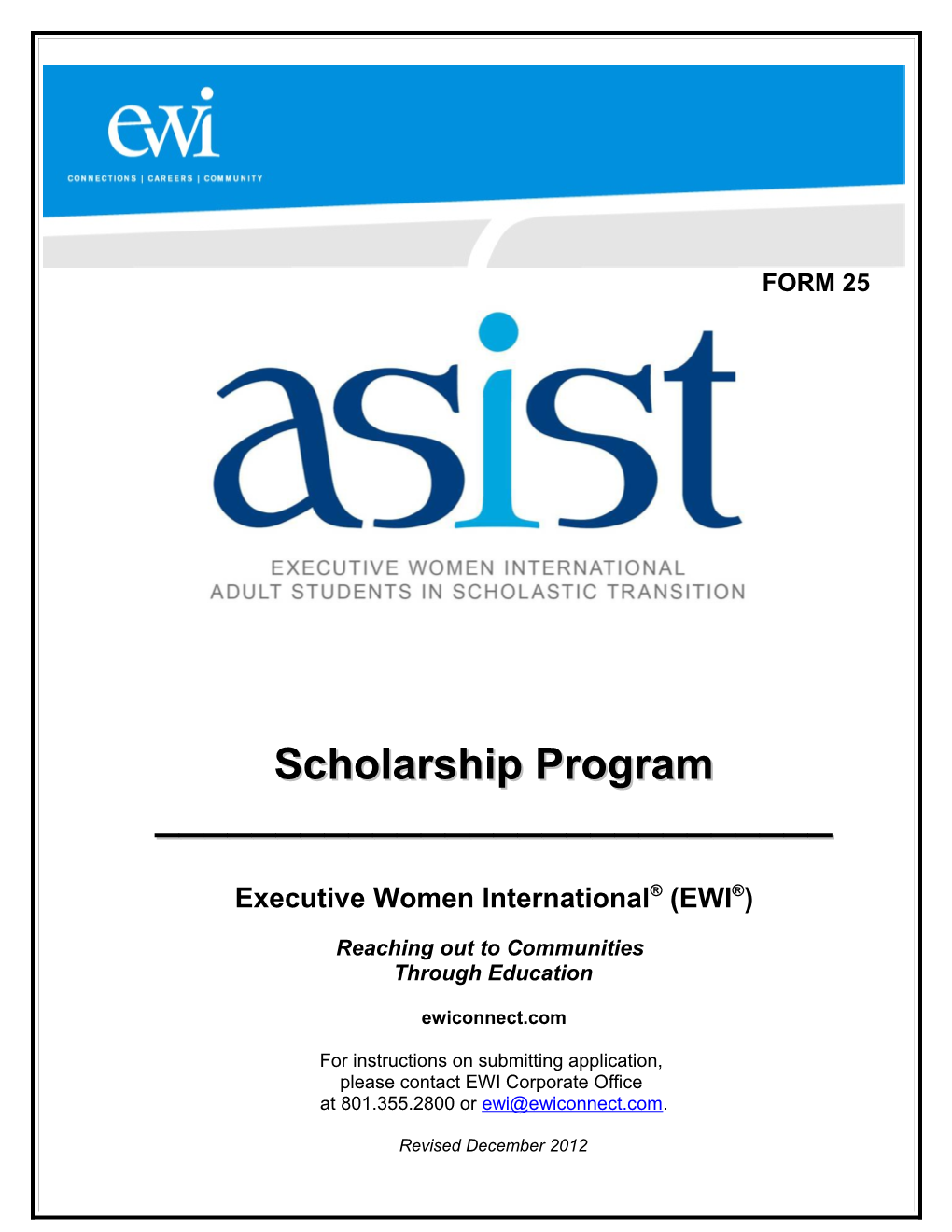 Executive Women International (EWI )