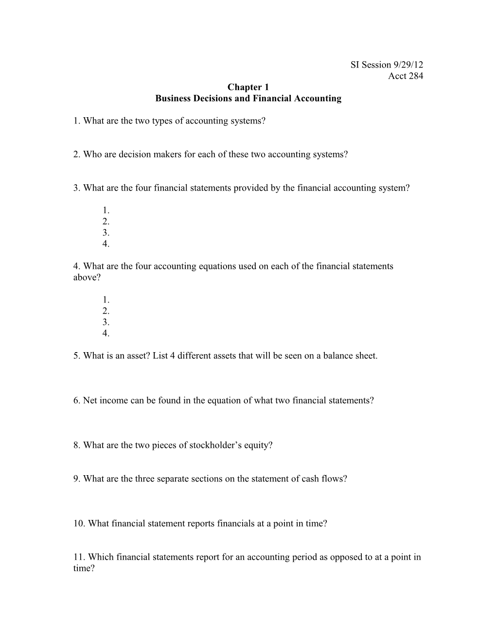 Business Decisions and Financial Accounting s1