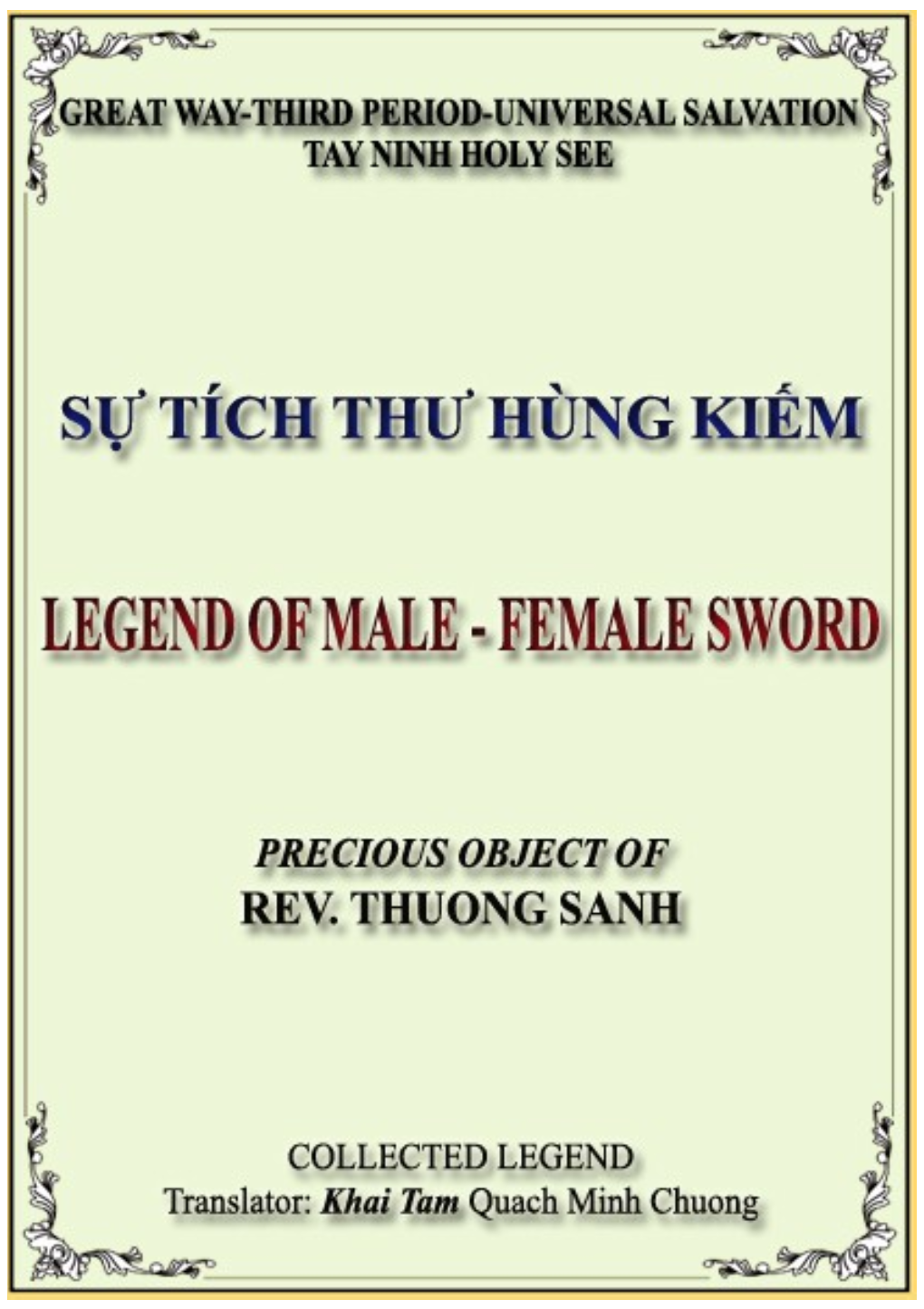 The Precious Object of Rev. Thuong Sanh
