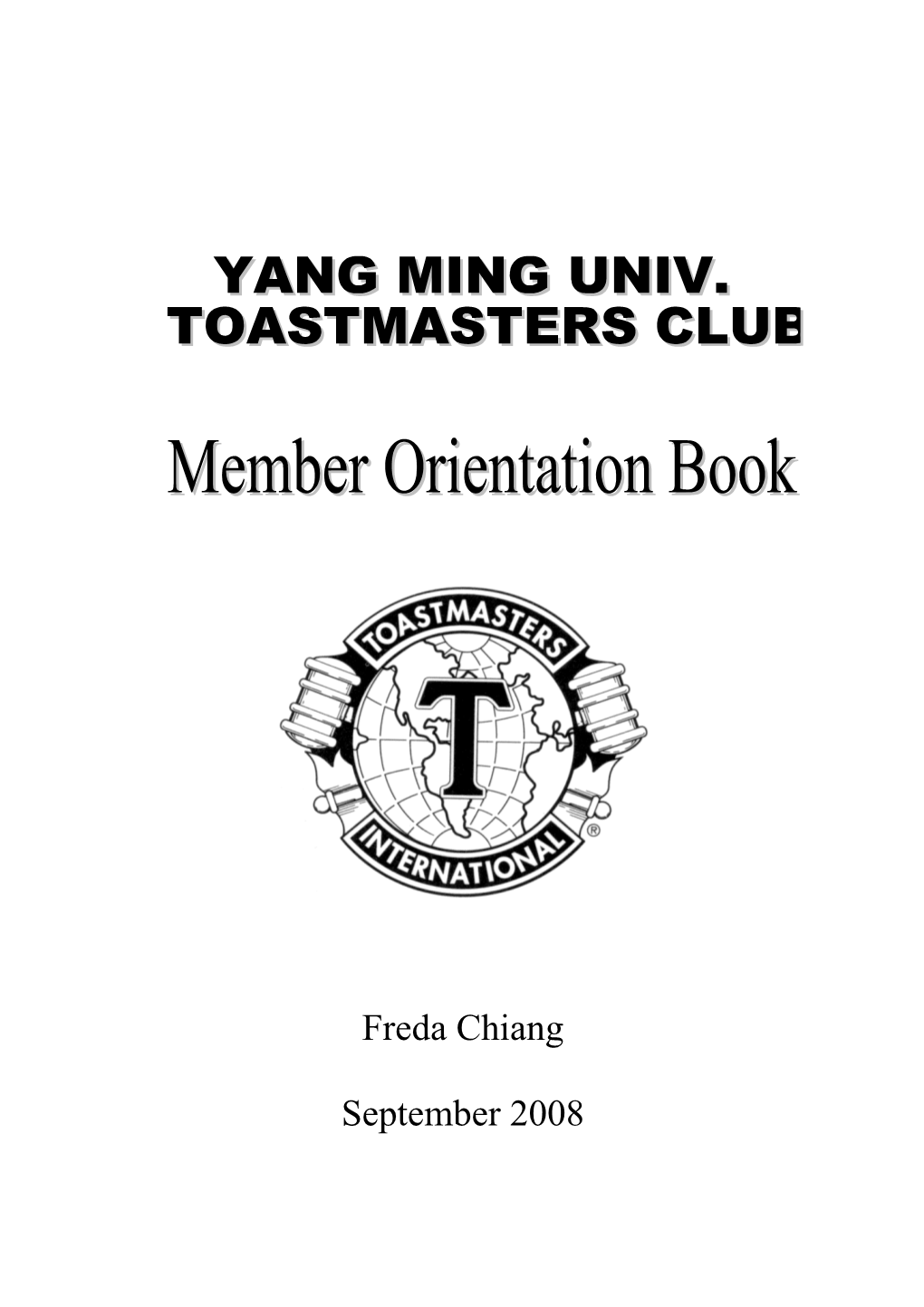 1 Useful Information for YM TMC Members