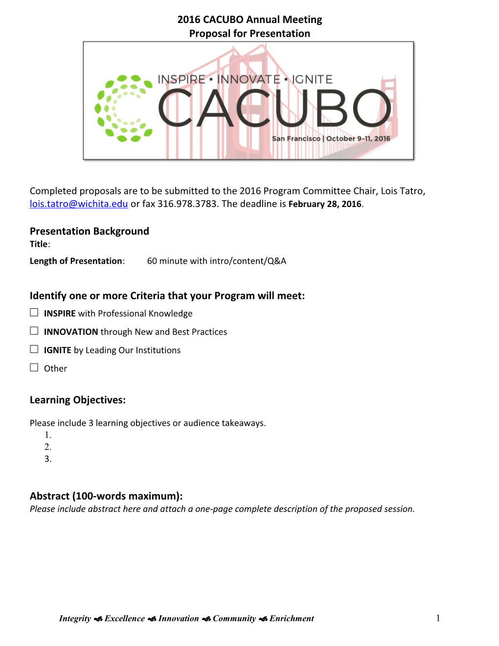2016 CACUBO Annual Meeting
