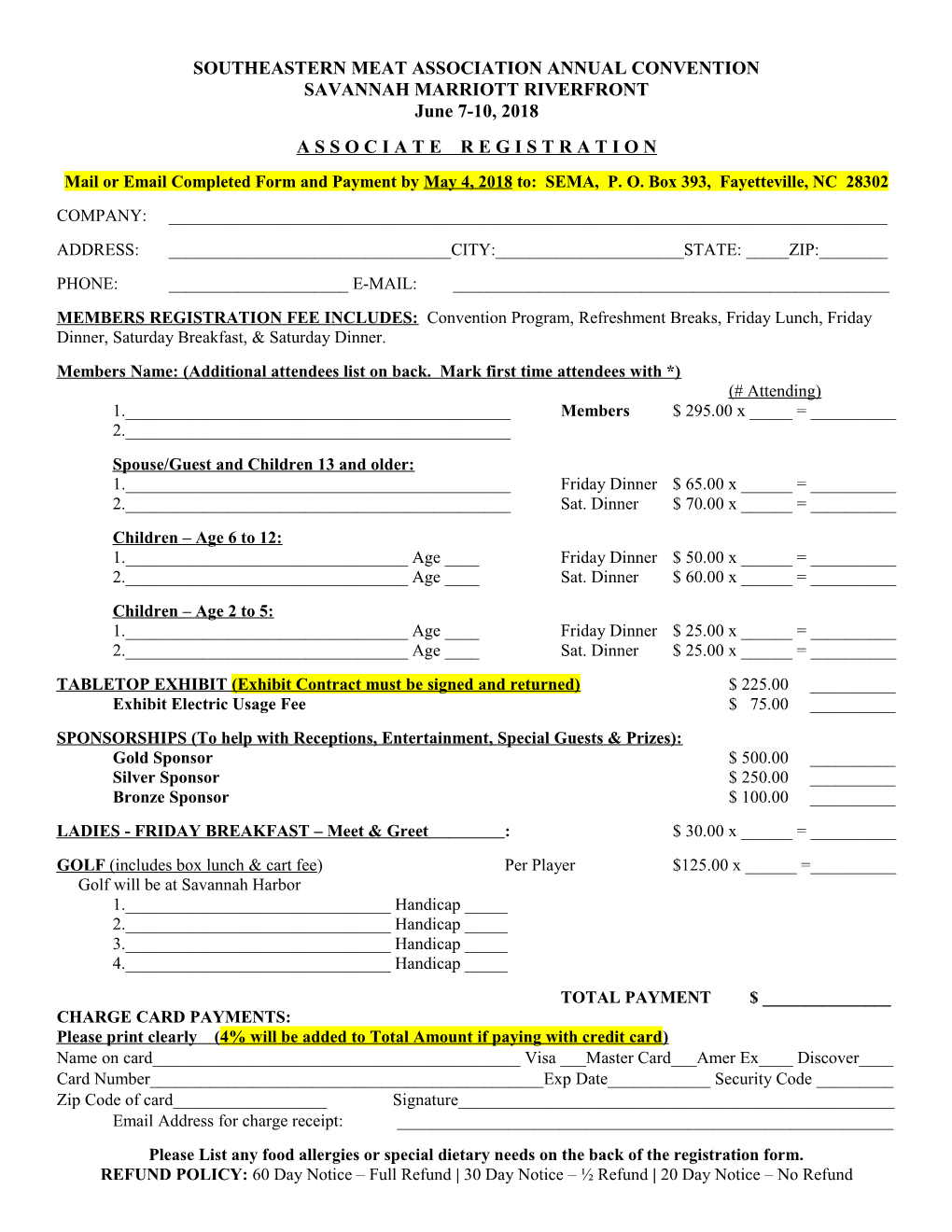 Southeastern Meat Association Annual Convention