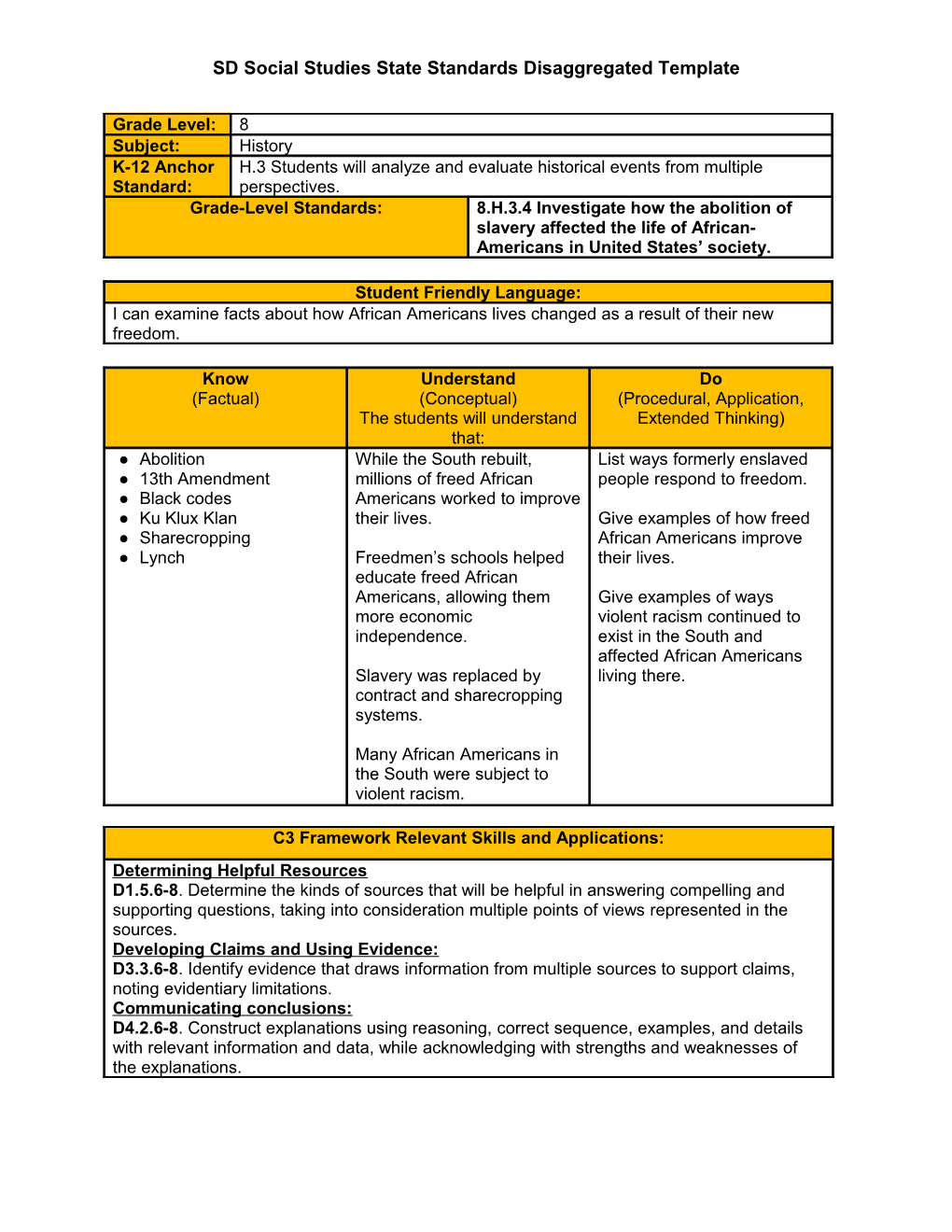 SD Social Studies State Standards Disaggregated Template s1