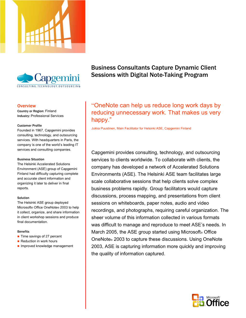 Business Consultants Capture Dynamic Client Sessions with Digital Note-Taking Program