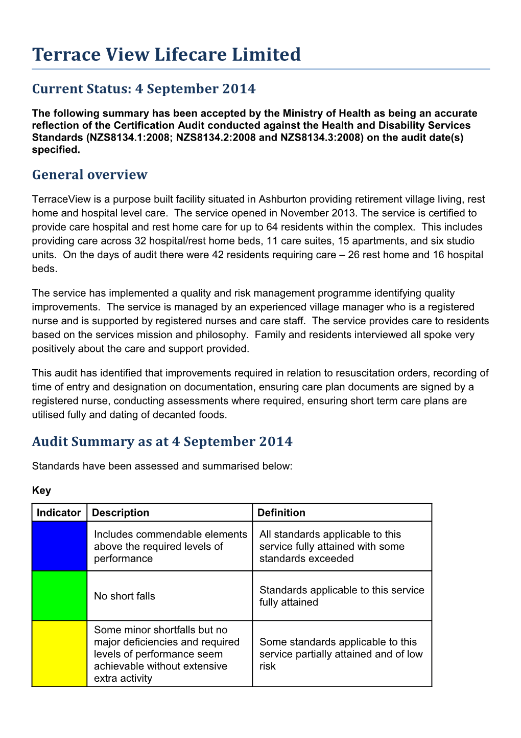 Certificaiton Audit Summary s17