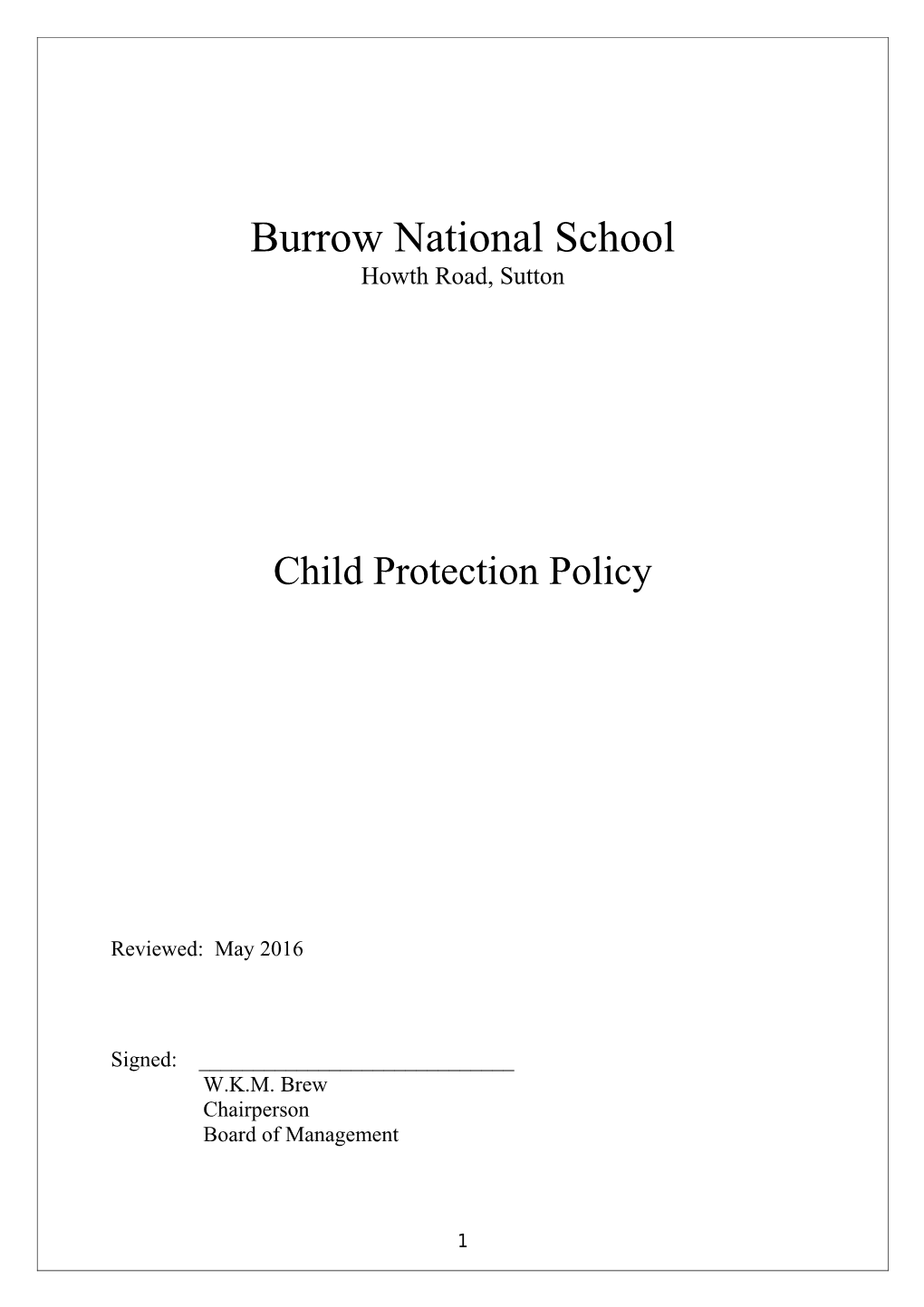 Burrow National School