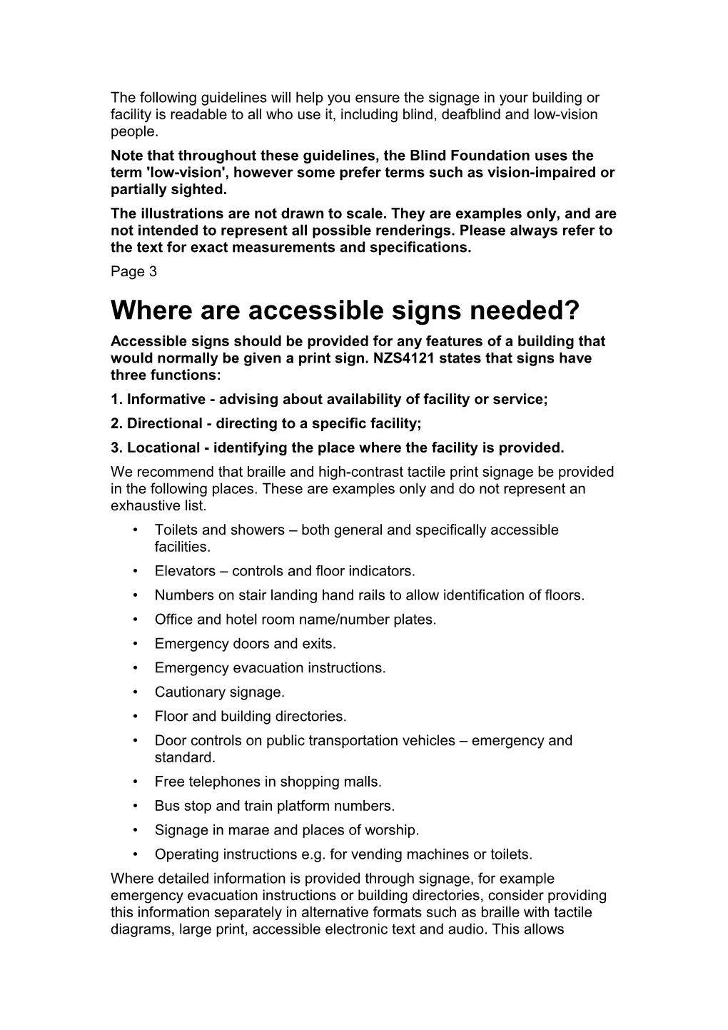 Accessible Signage Guidelines: Second Edition