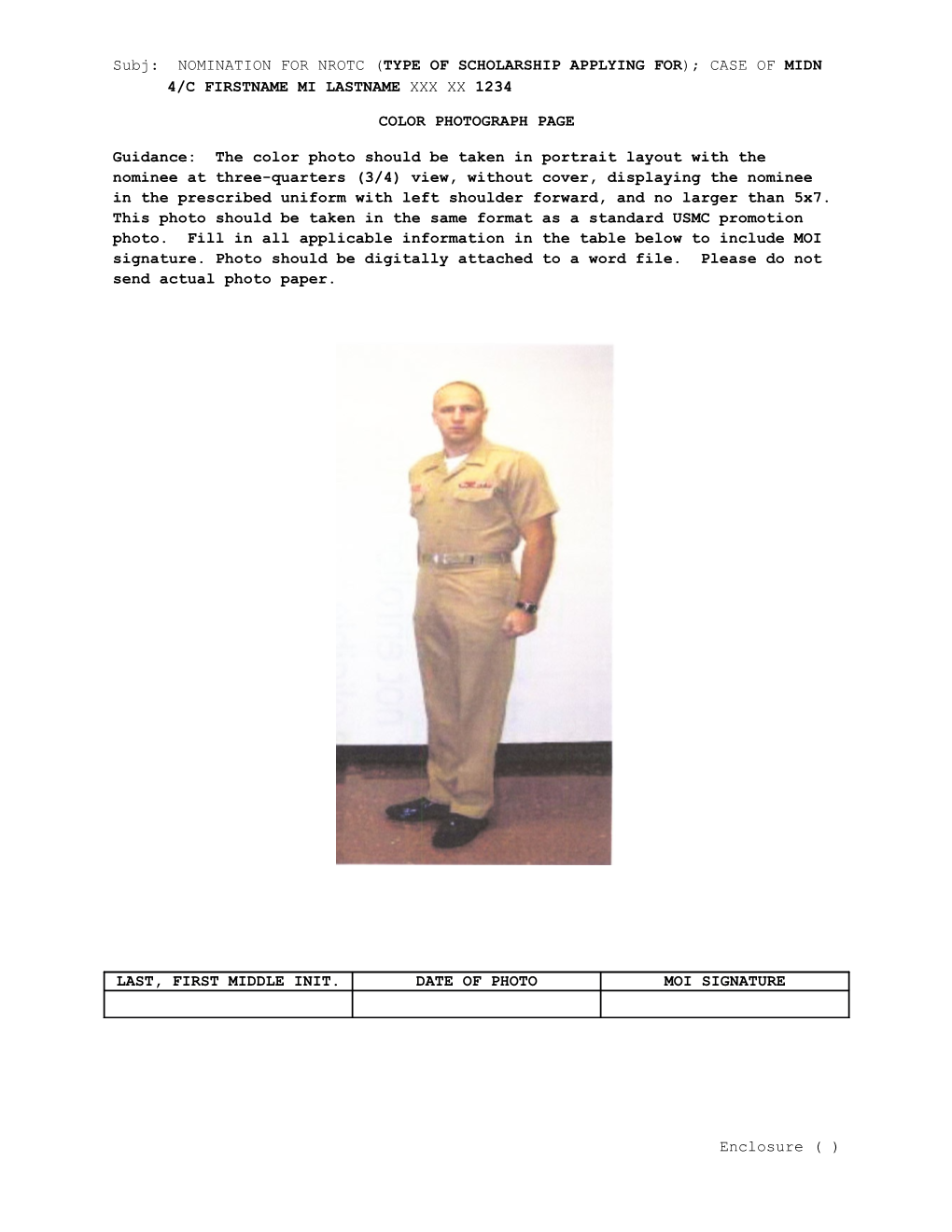 Nrotc Photo Page Sample for Sideload and Aviation Packages