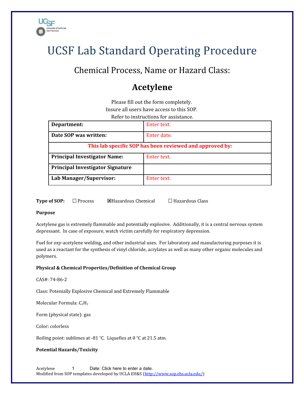 UCSF Lab Standard Operating Procedure s23